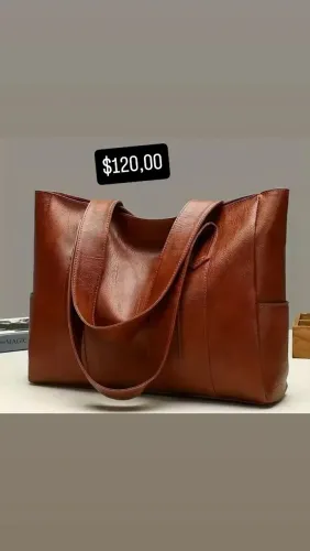 Bolsa feminina Nova Couro Marron