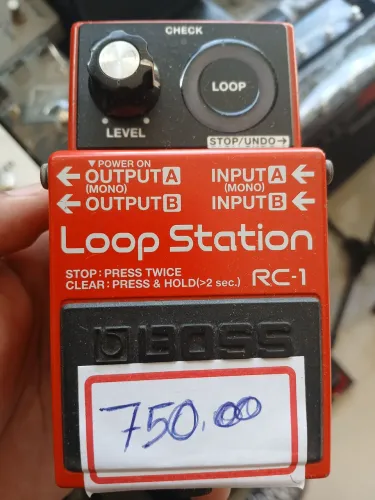 Pedal BOSS loop station RC-1