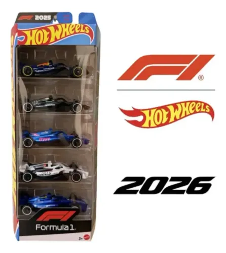 Pack Hot Wheels Fórmula 1 F1 - 1:64 - 2025