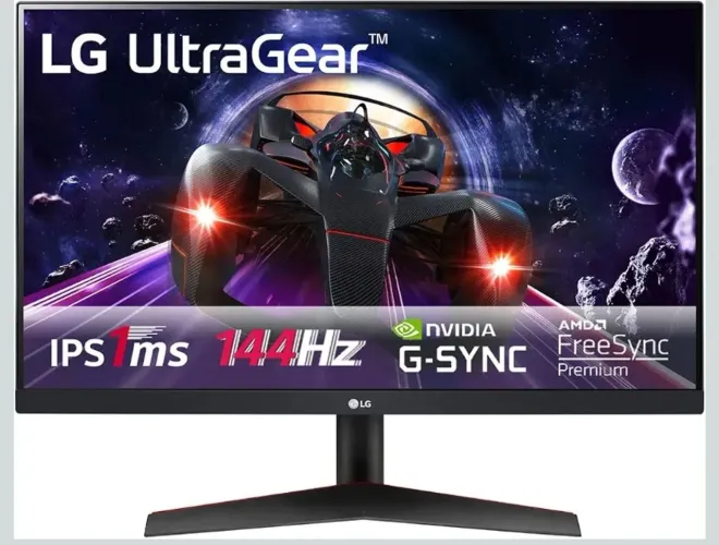 Monitor Gamer LG UltraGear 24" IPS 144Hz 1ms