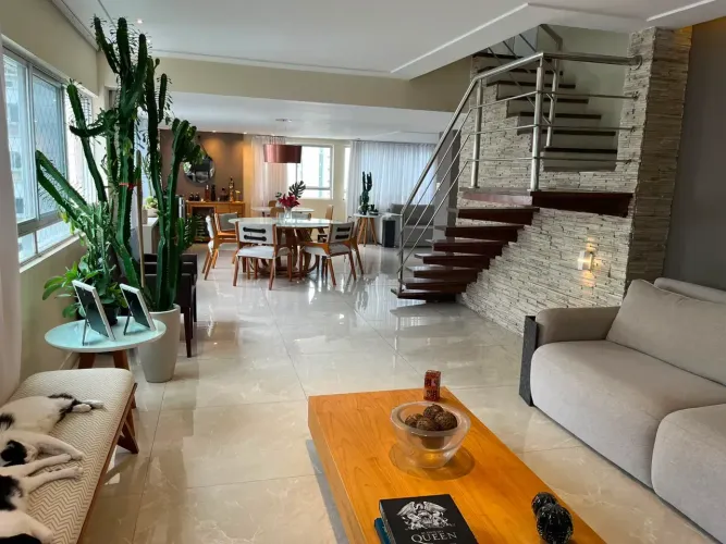 COBERTURA DUPLEX 200M2 COM 3 QUARTOS 2 SUITES 2 VAGAS AFLITOS