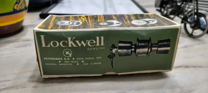 Fechadura tubular de aço inox Lockwell