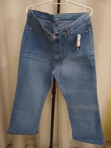 Capri jeans lycra feminina tamanho 48-52 