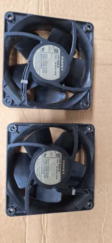 Ventoinha industrial PAPST 115v DC, 2 unidades