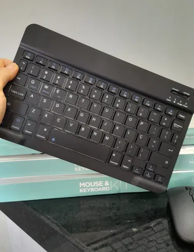 Kit teclado e mouse sem fio 