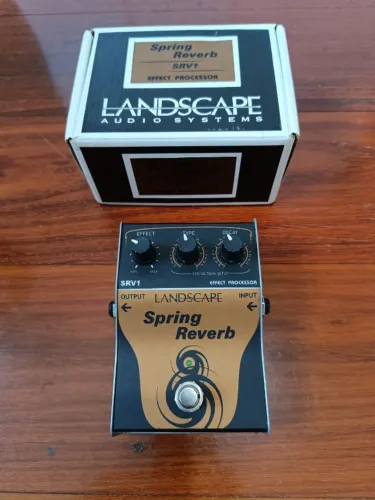 Pedal Para Guitarra Spring Reverb Landscape - Único Dono