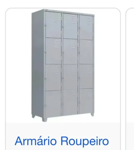 Roupeiro em Aço 12 portas