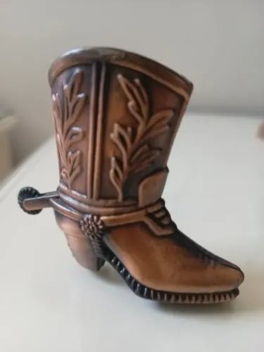 Miniatura apontador de ferro bota cowboy