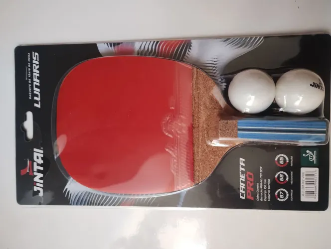 Raquete tênis de mesa - espessura dos pinos 2.0mm certificado pela ITTF- Aceitamos cartão