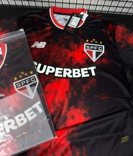 Camisa São Paulo Vermelha NB tamanho EGG (2XL)