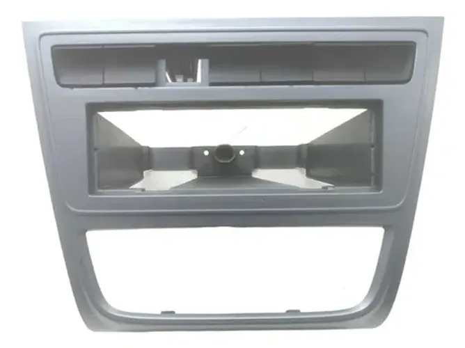 Moldura Painel Central Volkswagen Gol G5 2010 Prateado