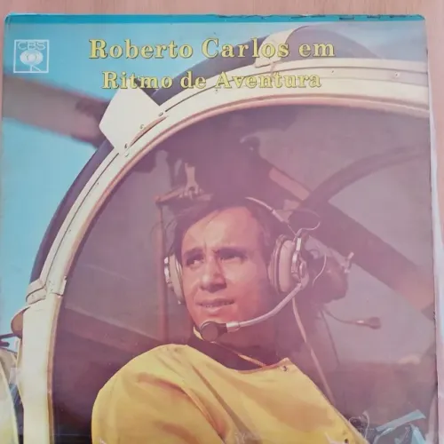 LP Vinil Roberto Carlos Ritmo de Aventura Mono - Trilha Jovem Guarda