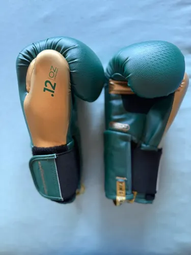 Luva muay thai 12OZ verde NOVA 