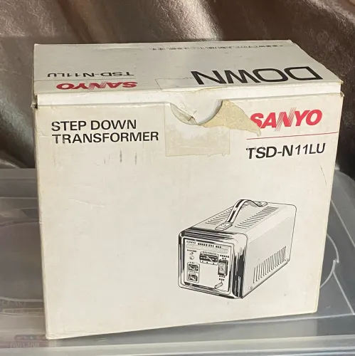 Transformador Sanyo Step Down TSD-N11LU (120V para 100V) 1100W - para Aparelhos Japoneses