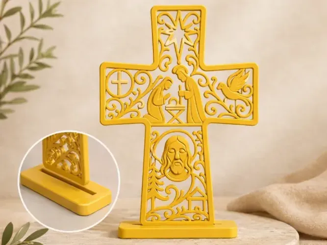 Cruz Decorativa Religiosa de Jesus