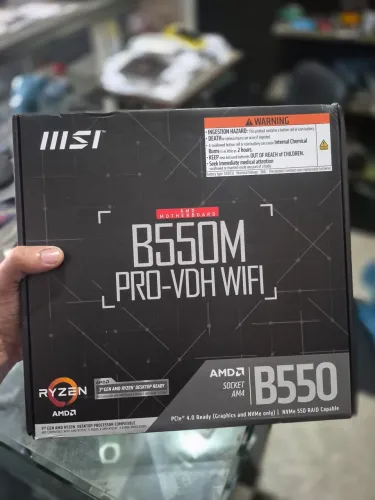 B550M MSI VDH WI-FI - Produto novo.