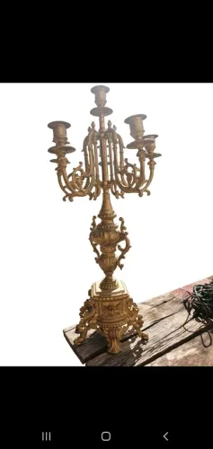 Título: Par Candelabros Lancini Itália - 90cm / 4,5kg CADA
