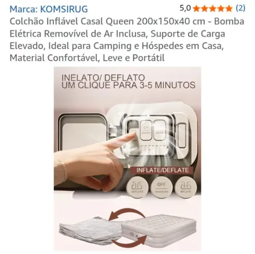 Colchão Inflável.