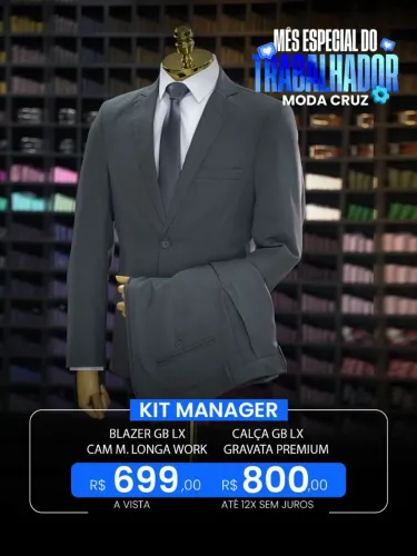 PROMOÇÃO!!!!! KIT TERNO GABARDINE 