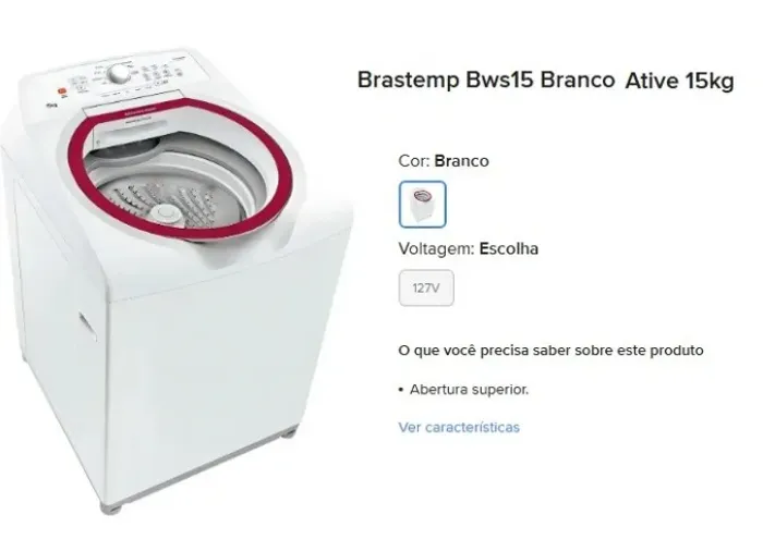 Placa Máquina de Lavar Brastemp - BWS15