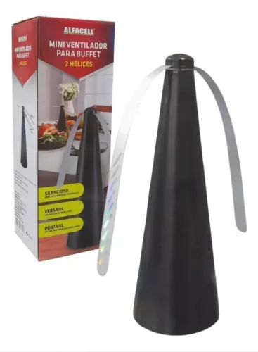 Mini Ventilador Repelente Espanta Mosca Cozinha Sala Buffet