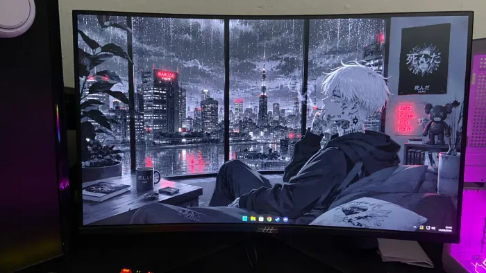 Monitor curvo 27 polegadas