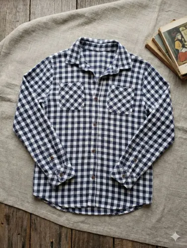 Camisa xadrez infantil masculina
