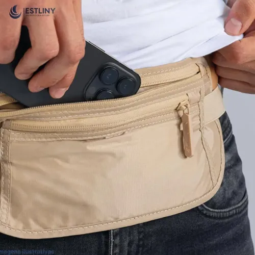 Doleira pochete prática para viagem e dia a dia