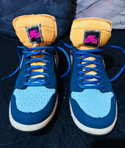 Air Jordan 1 Retro High OG "Bio Hack" linha premium tamanho 39