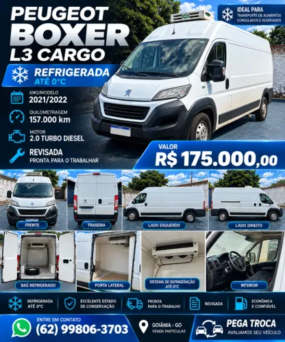 Peugeot Boxer Cargo Furgão 2.0 Turbo Diesel 2022