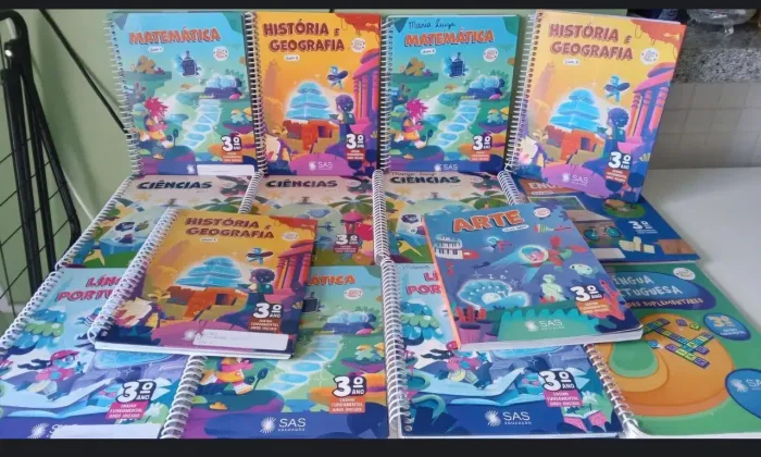 COLEÇÃO LIVROS SAS EDUCAÇÃO 3° ANO