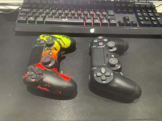 Controles Ps4 Pro (dash) com padles