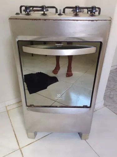 Fogão semi novo chama no ZAP *13