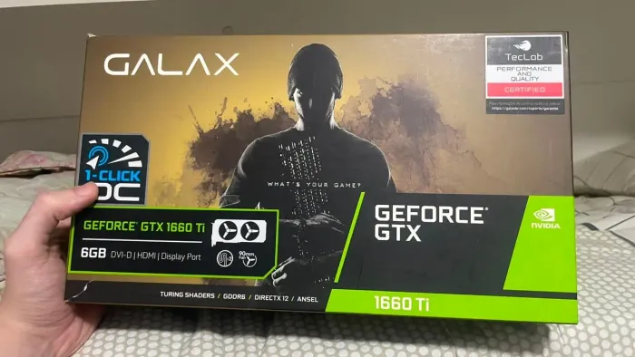 Placa de vídeo gtx 1660 ti nvidia