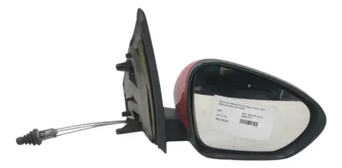 Retrovisor Manual Direito  Argo Cronos 2017 2026 Vermelho 20x1602ld