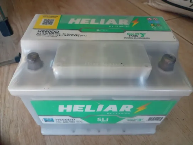 bateria Heliar 60 amperes (NOVA)