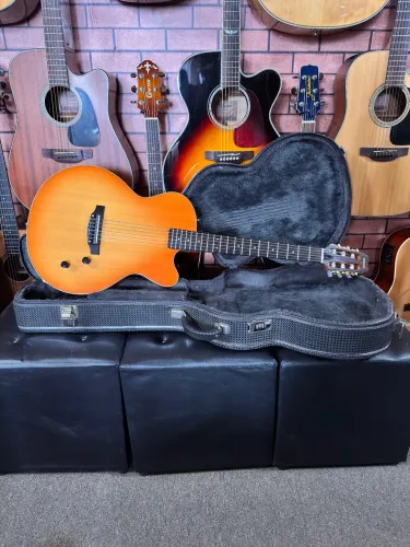 Violão Yamaha Flat nylon AEX500NS zerado regulado ANALISO TROCAS