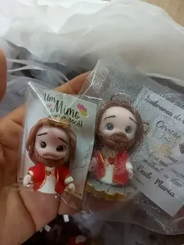 Sagrado Coração de Jesus em Biscuit