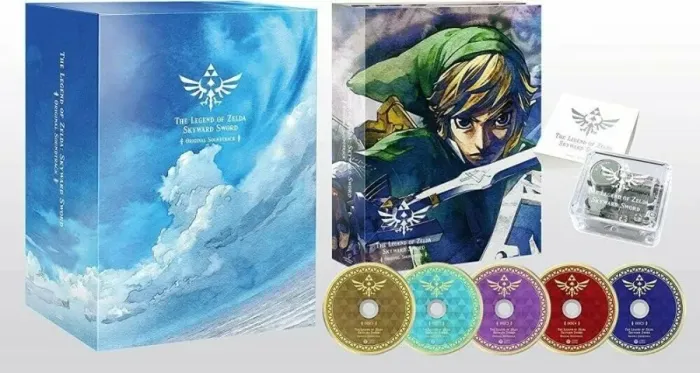 The Legend of Zelda Skyward Sword Nintendo Trilha Sonora OST Lacrado Caixinha Musica