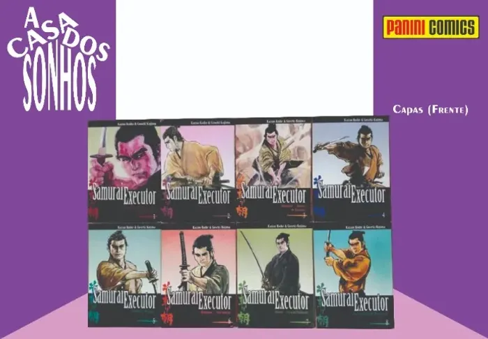 Mangá Samurai Executor Panini Comics - Completo 8 Edições