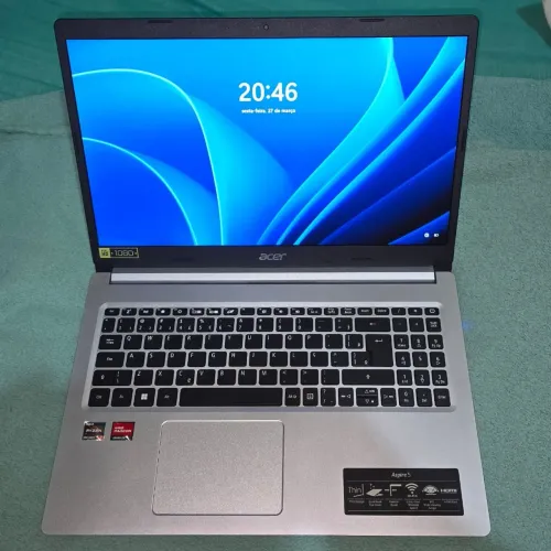 VENDO OU TROCO Notebook Acer Aspire5 Ryzen7 5700U 12GB RAM 512GB SSD