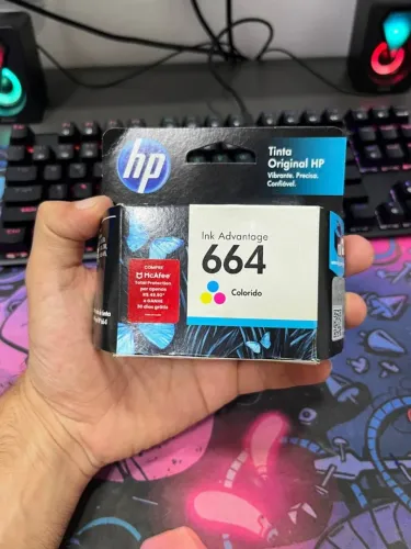 Cartucho de tinta HP Original INK 664 COLORIDO! NOVO!