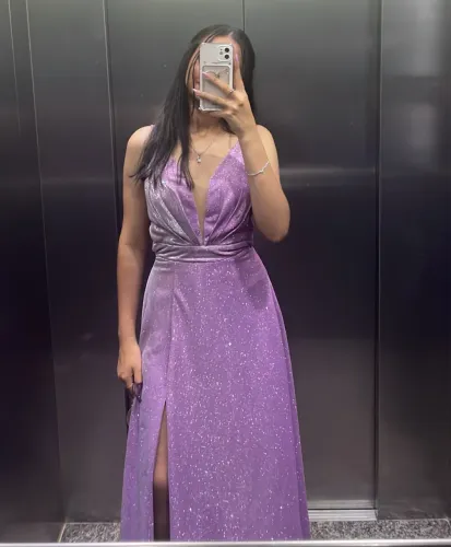 Vestido Lilás 