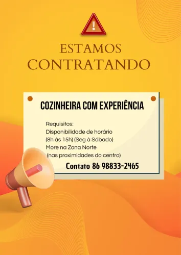 Cozinheira Com Experiência