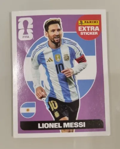 Figurinha Legend Roxa Lionel Messi