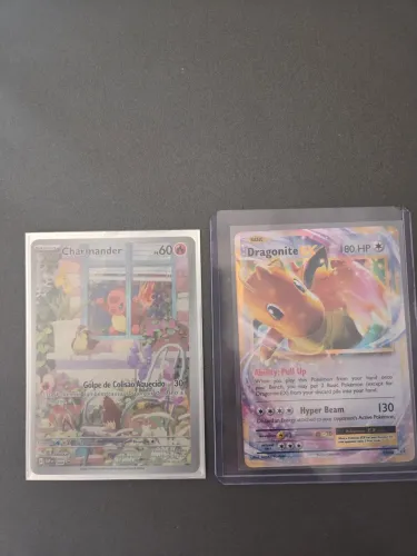 Pokemom - Charmander rarissimo e Dragonite EX