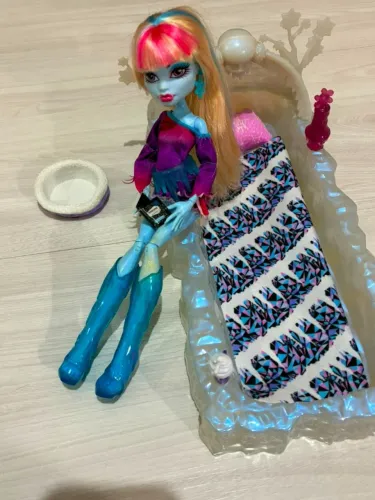 Monster High G1 Cama Abbey Bominable Dead Tired | Original Mattel | Usada