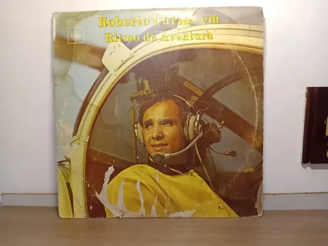 Disco de vinil lp Roberto Carlos "Em ritmo de Aventura"
