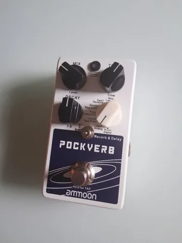 Pedal Delay/Reverb Pockverb com TAP TEMPO
