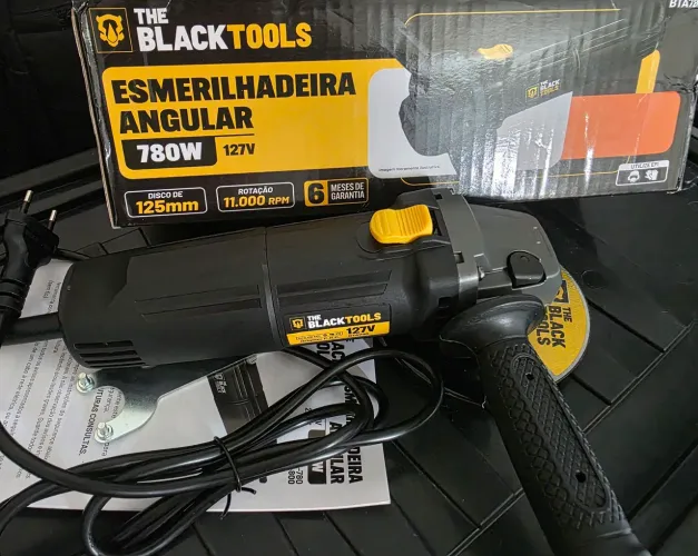 Esmerilhadeira Lixadeira Angular Profissional 127v The Black tools